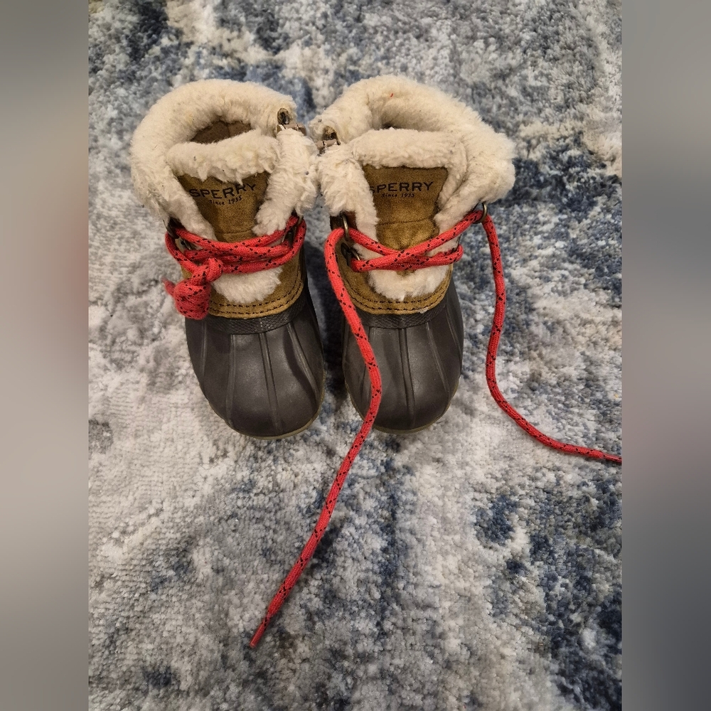 Sperry Kids' Gray and Brown Boots